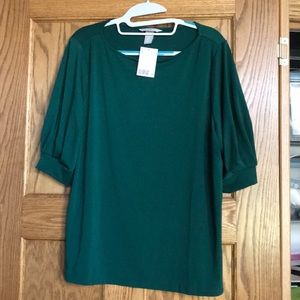 H&M green top